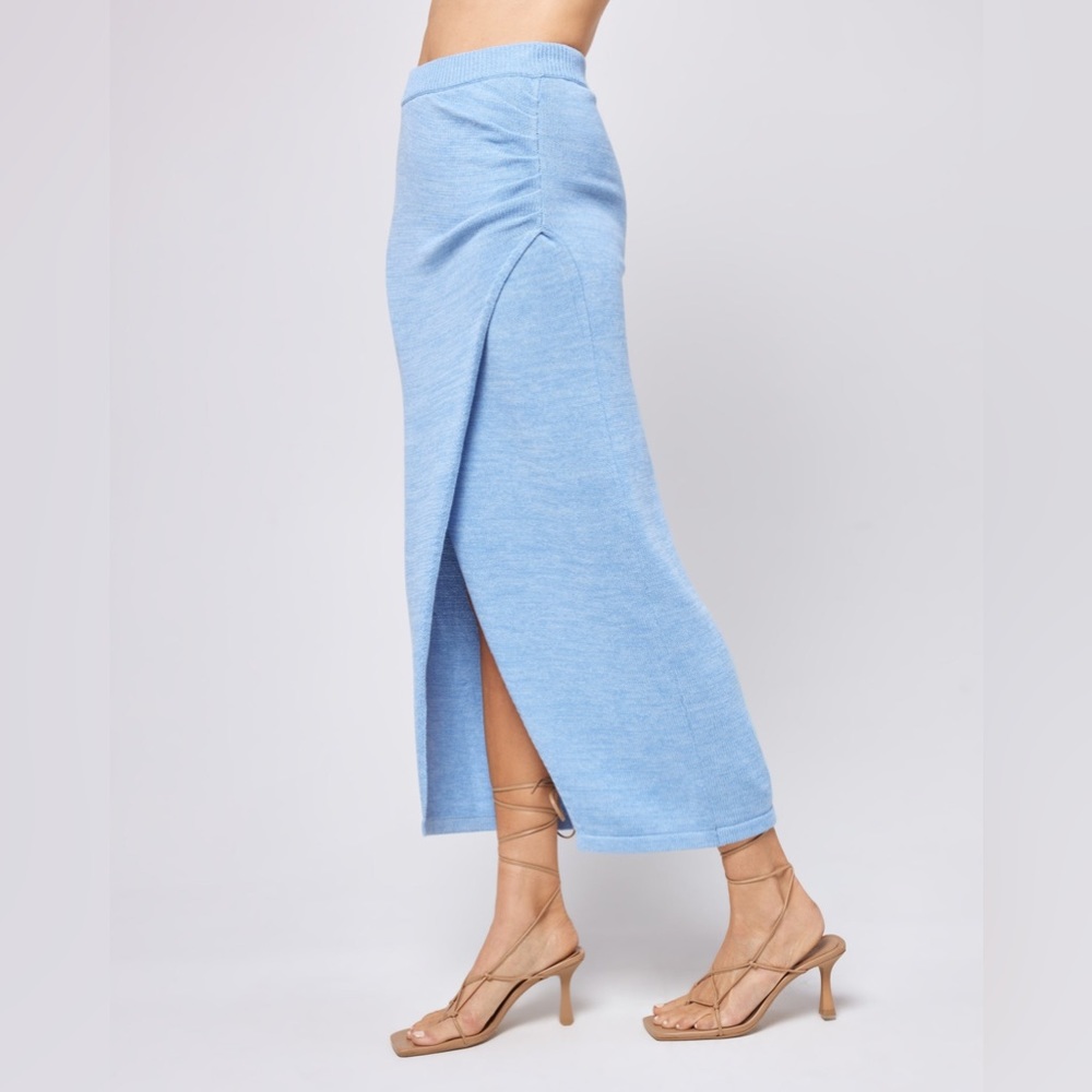 L Space Siren Skirt Light Blue Size Small NWT - Picture 2 of 5